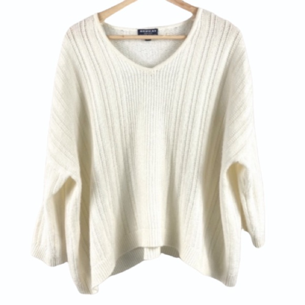 Repeat Cashmere Cream Oversized Knit Sweater